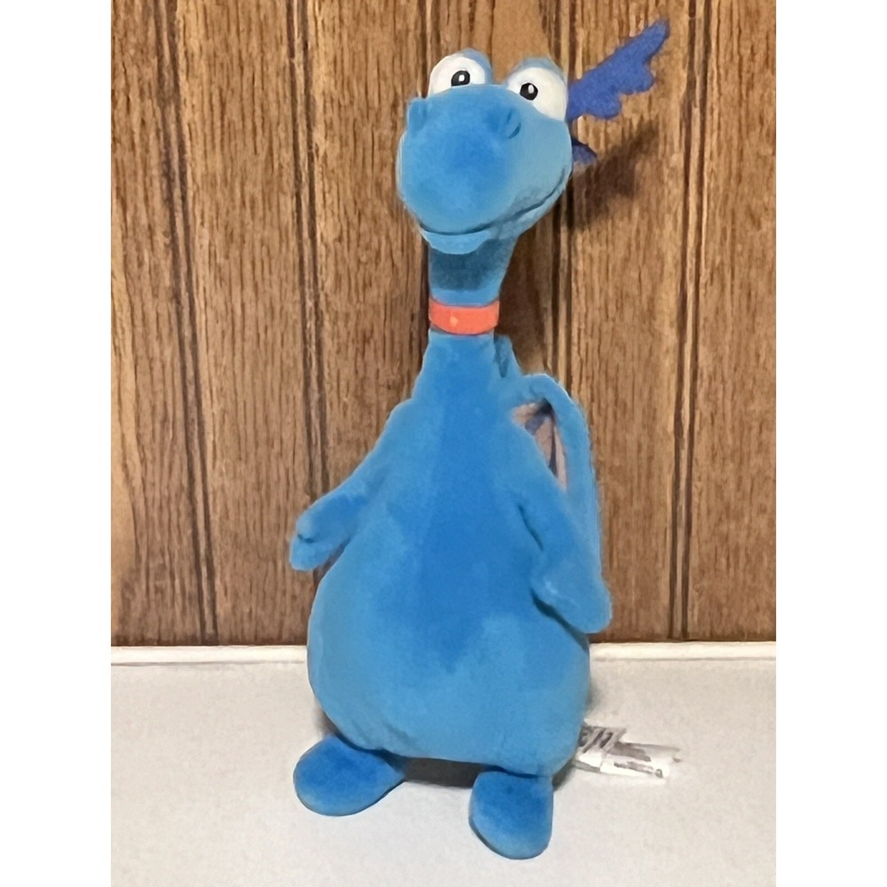 Disney Store Stuffy the Dragon Plush 9" Doc McStuffins Blue Stuffed Animal